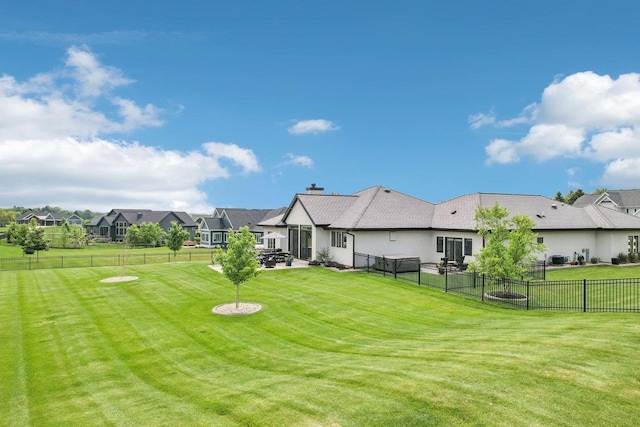 7678 Badger Run Ct, Verona, WI 53593 - view of yard with a residential view and a patio area