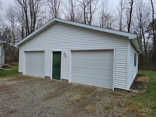 7102 Fire Tower Rd, Rhinelander, WI 54501 - view of detached garage