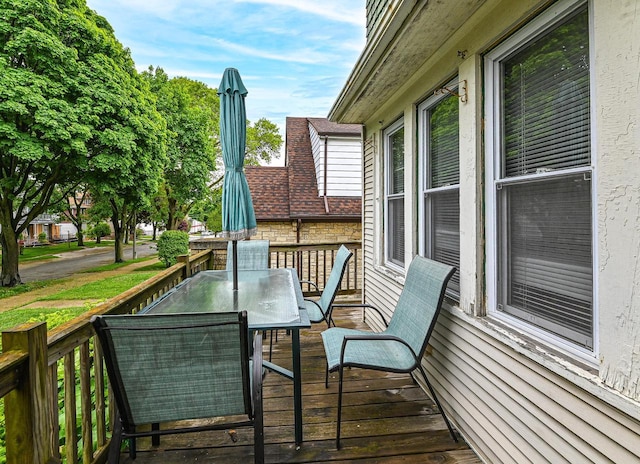 2355 N 59th St Unit 2357, Milwaukee, WI 53210 - deck featuring outdoor dining area