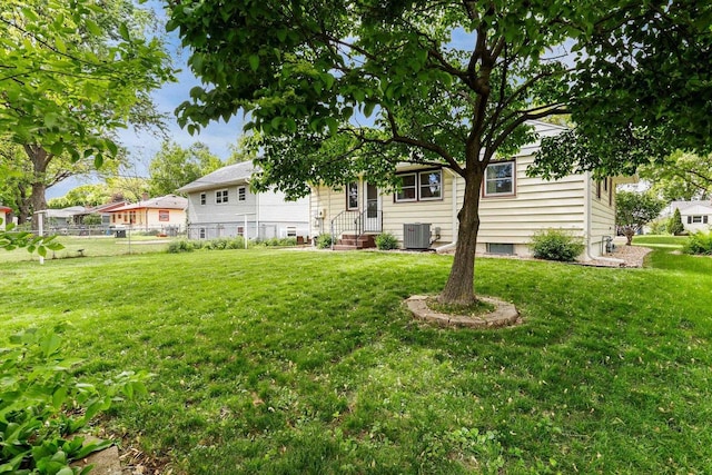 3725 Dawes St, Madison, WI 53714 - view of yard with central air condition unit