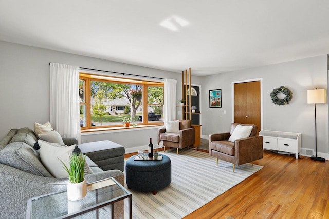 3725 Dawes St, Madison, WI 53714 - living room with light wood-style flooring and baseboards