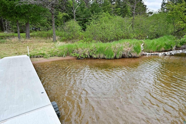 2775 Lake Rd, Barnes, WI 54873 - dock featuring a water view
