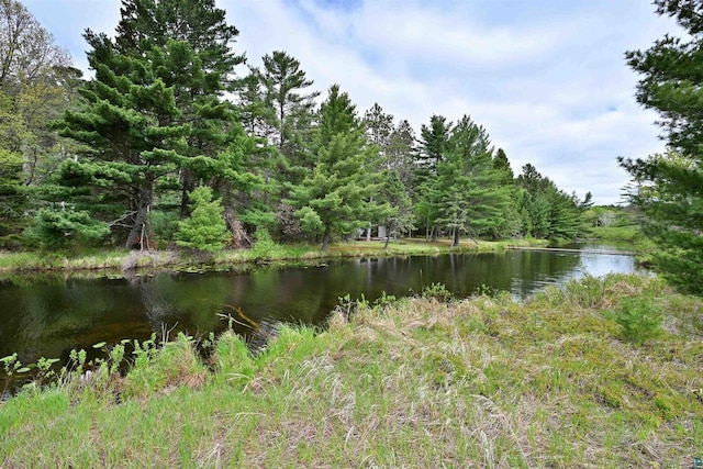 2775 Lake Rd, Barnes, WI 54873 - water view featuring a heavily wooded area