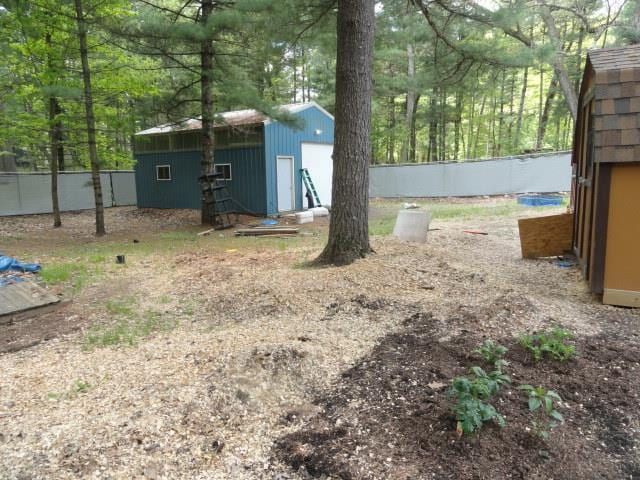 W4643 S Pearl Lake Rd, Redgranite, WI 54970 - view of fenced backyard