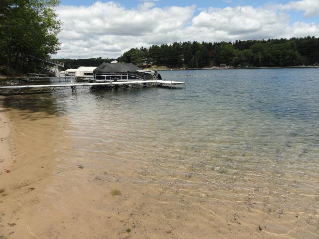 W4643 S Pearl Lake Rd, Redgranite, WI 54970 - water view with a boat dock