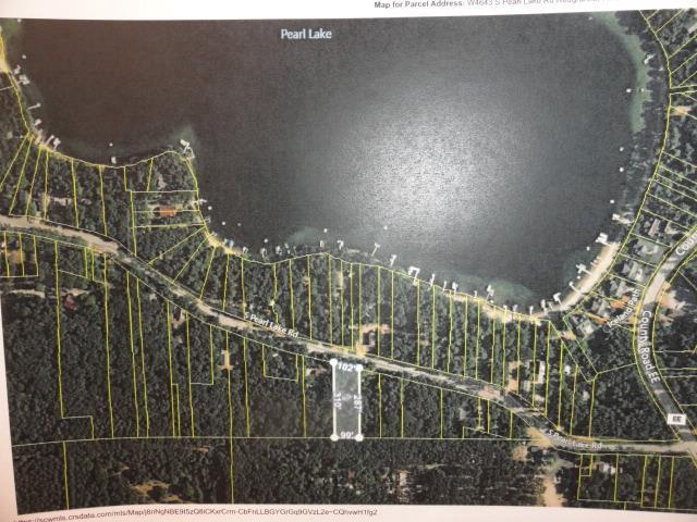 W4643 S Pearl Lake Rd, Redgranite, WI 54970 - map of property location