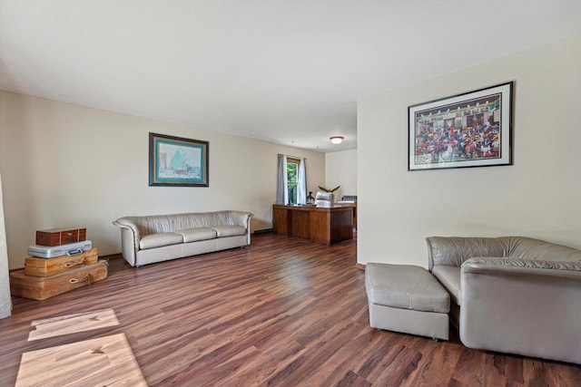1517 Merry Ct, Port Washington, WI 53074 - living room featuring wood finished floors