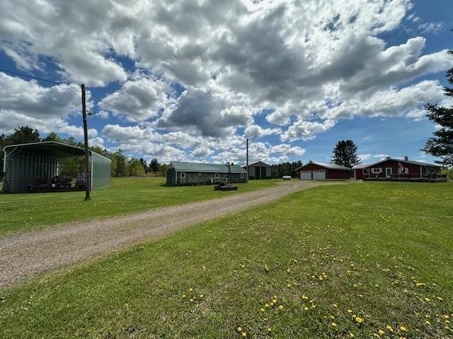 12258 Mosquito Brook Rd, Hayward, WI 54843 - view of dirt / gravel road