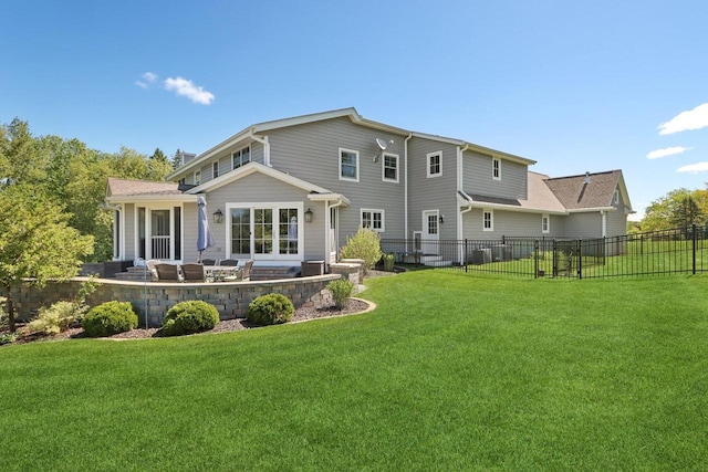 S36W27905 Robin Hill Cir, Waukesha, WI 53189 - back of property with a patio