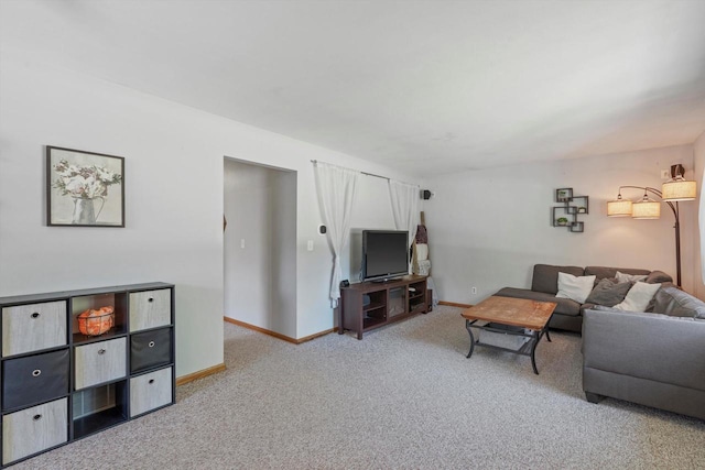 1017 S 120th St, West Allis, WI 53214 - carpeted living room featuring baseboards