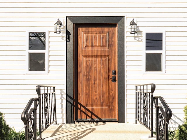 507 Janesville St, Oregon, WI 53575 - entrance to property with a porch
