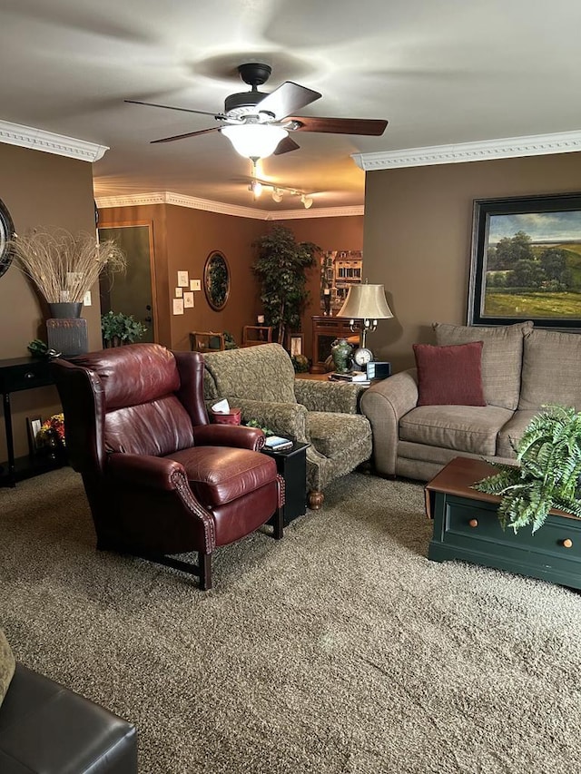 4103 80th St Unit 28A, Kenosha, WI 53142 - living area featuring ceiling fan and carpet