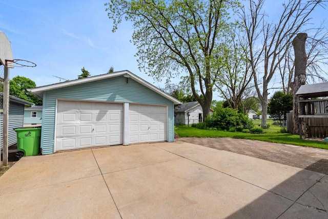 210 Gilmore Ave, Beaver Dam, WI 53916 - view of detached garage