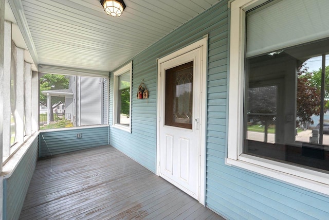 210 Gilmore Ave, Beaver Dam, WI 53916 - unfurnished sunroom with healthy amount of natural light