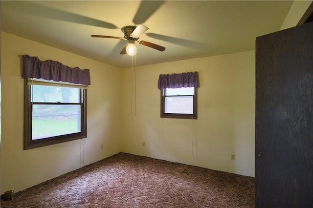 1217 Andover Ave, Eau Claire, WI 54703 - carpeted spare room with a ceiling fan