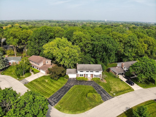 6538 N Bethmaur Ln, Glendale, WI 53209 - drone / aerial view of a forest