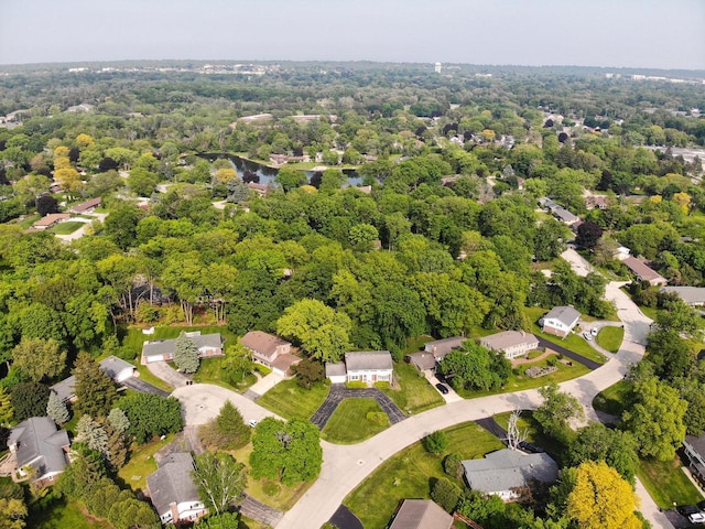 6538 N Bethmaur Ln, Glendale, WI 53209 - aerial view of residential area with a nearby body of water