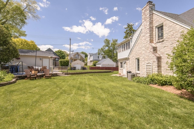 5744 W Rita Dr, West Allis, WI 53219 - view of yard with cooling unit