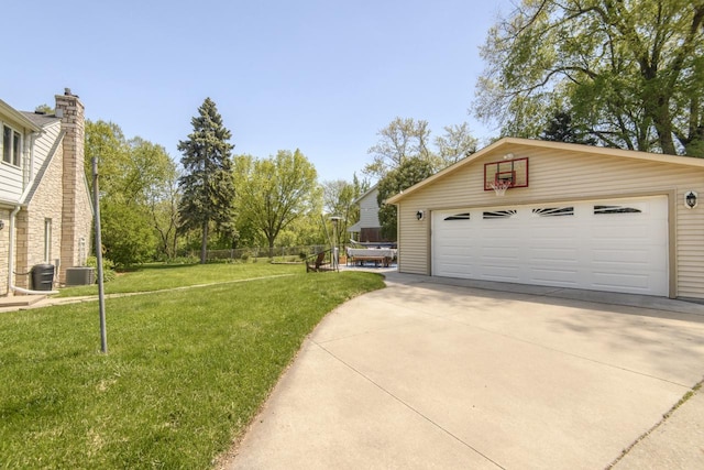 5744 W Rita Dr, West Allis, WI 53219 - detached garage with cooling unit