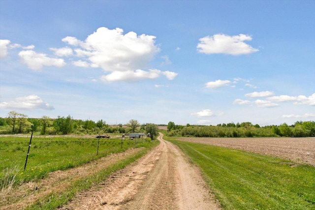 W7211 Pine Rd, Thorp, WI 54771 - view of dirt / gravel road with a view of rural / pastoral area