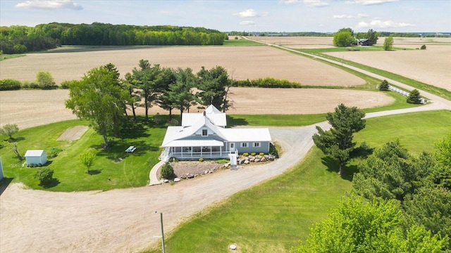W7211 Pine Rd, Thorp, WI 54771 - overview of rural landscape