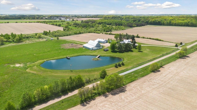 W7211 Pine Rd, Thorp, WI 54771 - overview of rural landscape featuring a large body of water
