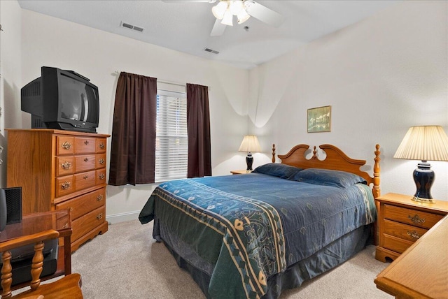 832 N 6th St Unit 118, Sheboygan, WI 53081 - bedroom featuring light carpet and ceiling fan
