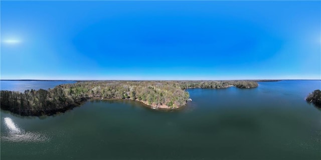 8360 W Shore Ln, Hayward, WI 54843 - bird's eye view of a large body of water and a heavily wooded area