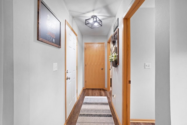 371 Thurow Dr, Oconomowoc, WI 53066 - hallway featuring wood finished floors