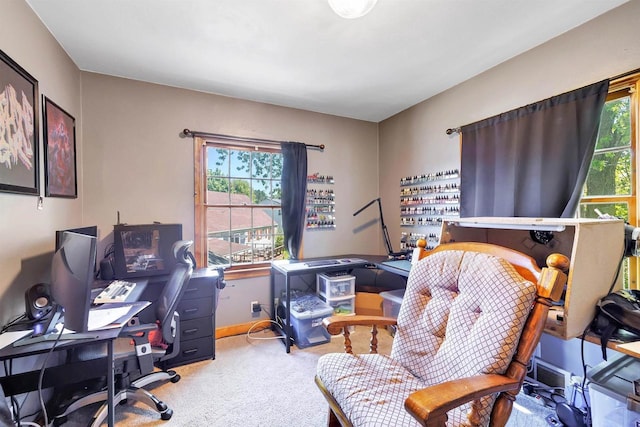 108 Healy Ct, Shawano, WI 54166 - office space with carpet floors and baseboards