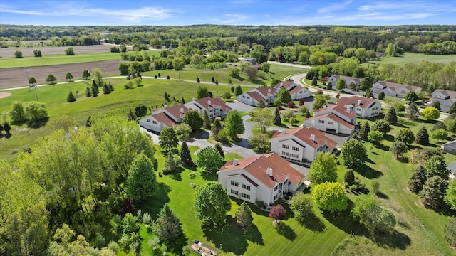 660 Wood River Ct Unit 1, West Bend, WI 53095 - aerial perspective of suburban area