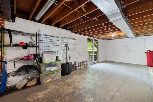 3324 County Highway Cc, Slinger, WI 53086 - below grade area featuring concrete block wall