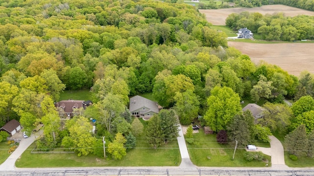 3324 County Highway Cc, Slinger, WI 53086 - drone / aerial view of a heavily wooded area