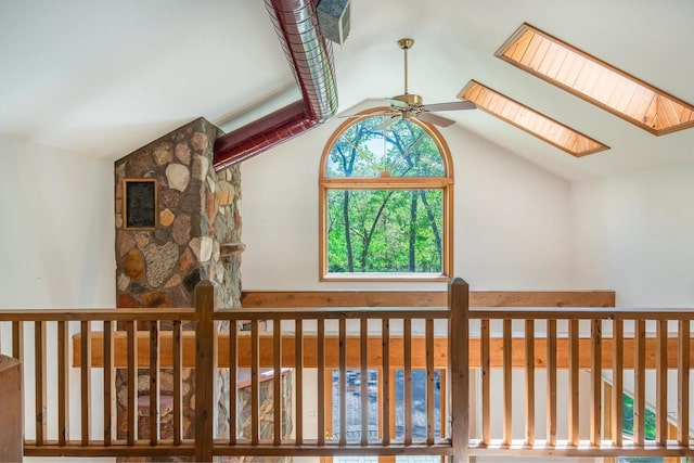 N9056 16th Ave, Neshkoro, WI 54960 - detailed view of a ceiling fan and a skylight