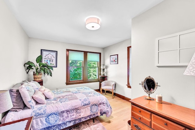 2254 N 73rd St, Wauwatosa, WI 53213 - bedroom featuring light wood-style flooring and baseboards