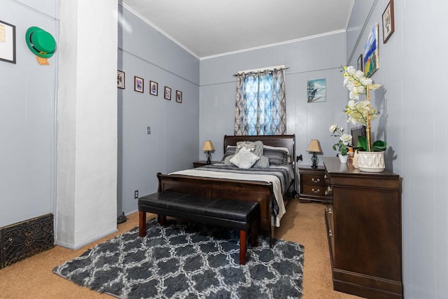 805 N State St, Appleton, WI 54911 - bedroom with carpet flooring and crown molding
