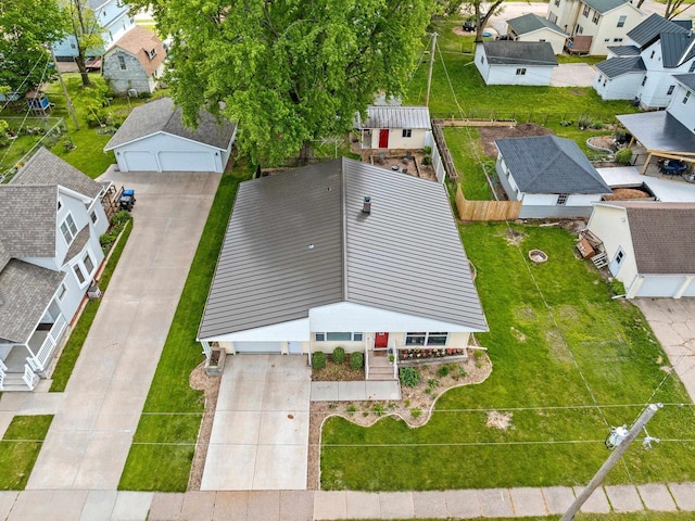 410 E Washington St, New London, WI 54961 - aerial view of residential area
