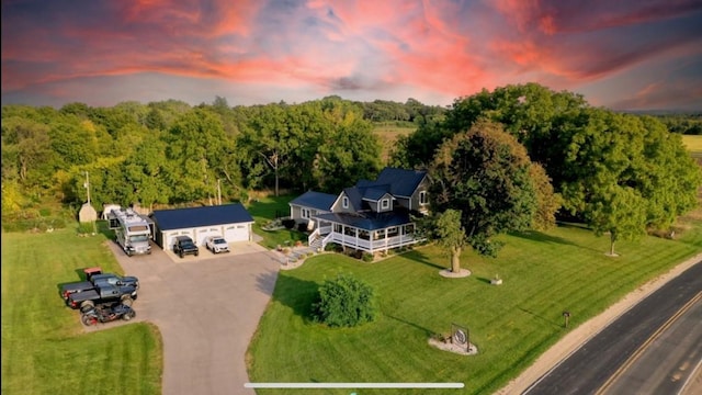 76 Hillside Rd, Edgerton, WI 53534 - view from above of property