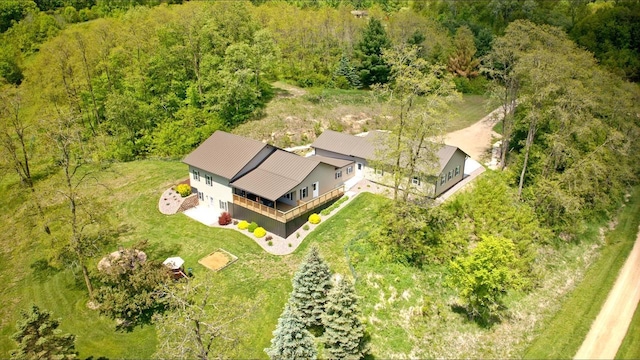 S1579 Butler Rd, Hillsboro, WI 54634 - view of subject property with a heavily wooded area