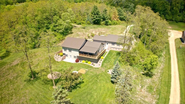 S1579 Butler Rd, Hillsboro, WI 54634 - aerial view of property and surrounding area featuring a forest
