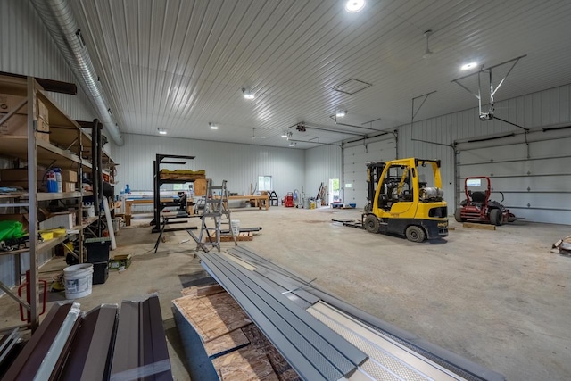 S1579 Butler Rd, Hillsboro, WI 54634 - garage with a garage door opener