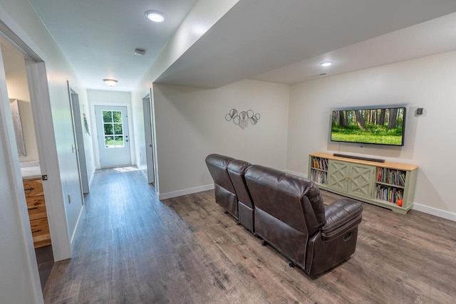 S1579 Butler Rd, Hillsboro, WI 54634 - living room with wood finished floors and baseboards