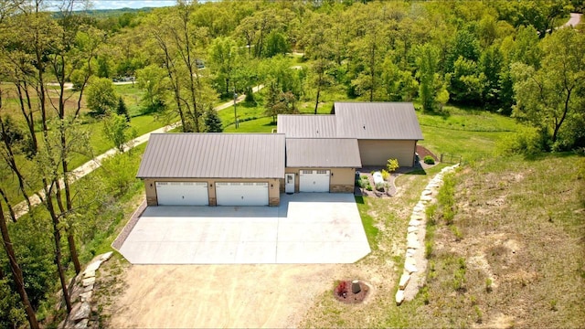S1579 Butler Rd, Hillsboro, WI 54634 - view from above of property featuring a forest