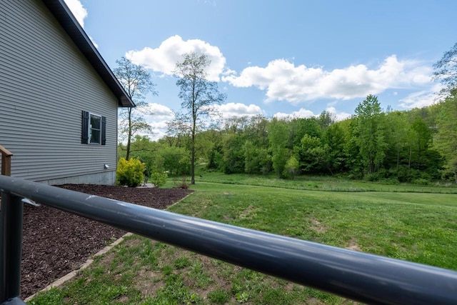 S1579 Butler Rd, Hillsboro, WI 54634 - view of green lawn with a view of trees