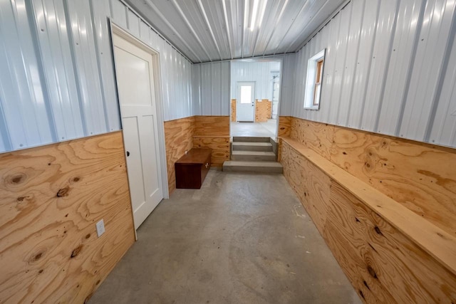 S1579 Butler Rd, Hillsboro, WI 54634 - hall featuring finished concrete flooring