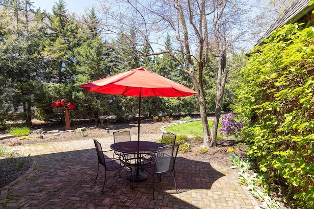 1030 Washington Ave, Oshkosh, WI 54901 - view of patio / terrace with outdoor dining space