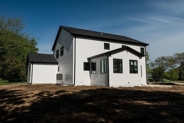 11715 45th Ave, Pleasant Prairie, WI 53158 - rear view of property featuring central AC unit