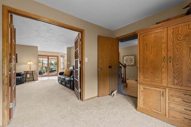 3226 W Twin Willow Ct, Appleton, WI 54914 - hallway featuring light colored carpet