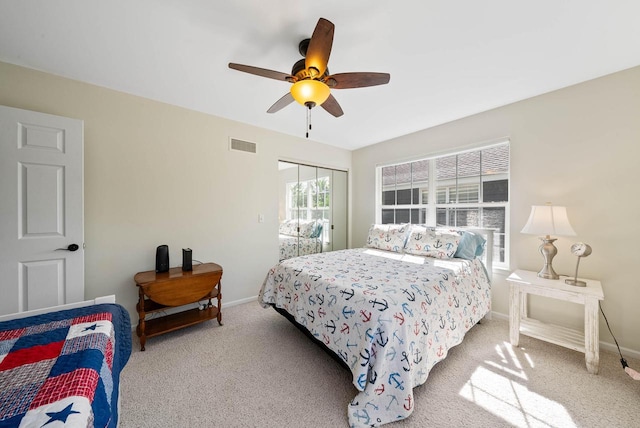 690 Valleyview Ct Unit 35-22, Lake Geneva, WI 53147 - carpeted bedroom with baseboards and a ceiling fan