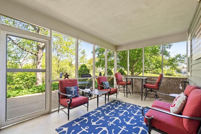 690 Valleyview Ct Unit 35-22, Lake Geneva, WI 53147 - sunroom / solarium with outdoor dining space